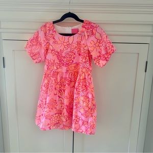 Lilly Pulitzer Girls’ Dress, 6, NWOT, Mini Knoxlie, mandevilla baby days bloom